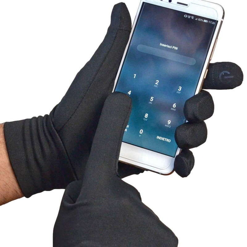 TJ MARVIN Thermal Gloves for Touchscreen A18 MINI Black XS/S