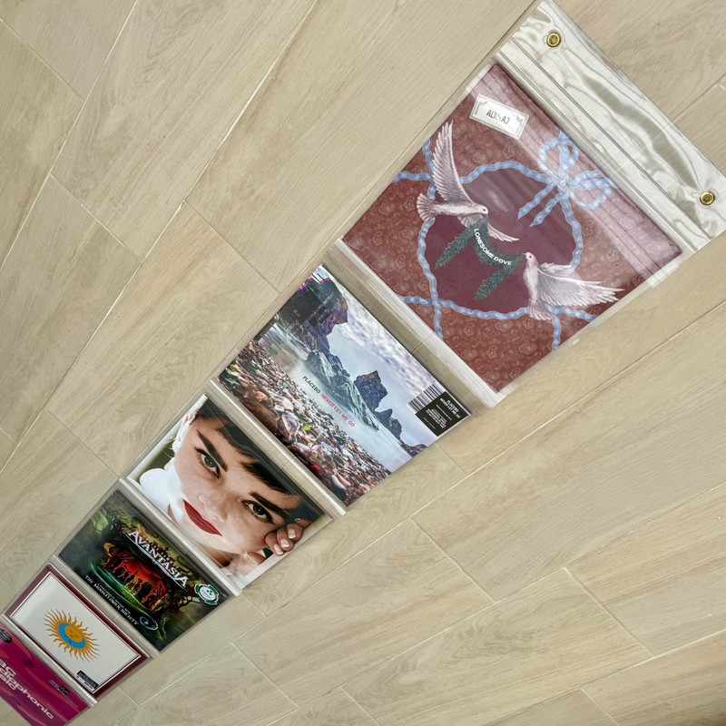 PVC Record Vinyl Display Strips Drops Perfect for Showroom (12",