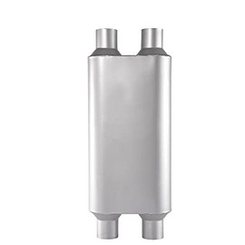 Floshine Universal 80Series Mufflers,3 inch inlet/3 inch outlet，3 Chamber Performance Automotive Muffler Exhaust FH30D30