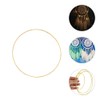 NUOBESTY Dream Catcher Rings 10cm Wire Wreath Frame Metal Macrame