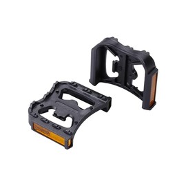 BBB Pair of Footrests for SPD Automatic Pedals - Black - BPD-90