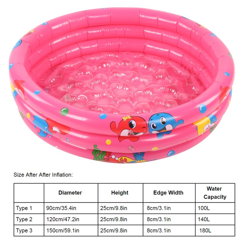 Indoor Outdoor Baby Swimming Pool Round Inflatable Children Water Game