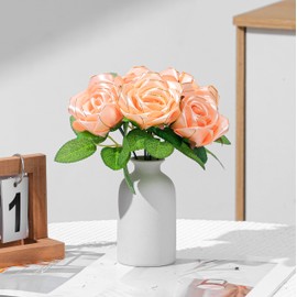 LatinaFlorista 300Pcs Gold Edge Trim Premade Silk Ribbon Rose Petals,Half-Finished Reduce Repetitive Work,Glittler DIY Eternal Rose Flower Bouquets for Wedding,Anniversary,Birthday Valentine's Day