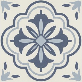 Alow Peel and Stick Floor Tile, Peel and Stick Flooring Self Adhesive, Waterproof Vinyl Flooring Suitable for Bathroom, Kitchen, Blue(11.8x11.8In, 10PCS)