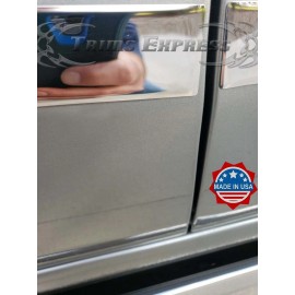 Trims Express-Made in USA fit:06-2008 Dodge Ram Mega Cab Flat Body Side Molding Trim Stainless Steel 2"