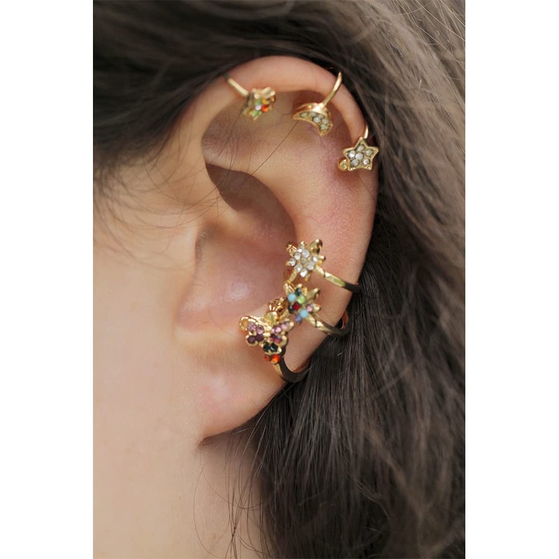 CYRA | Juego de aretes para mujer con formas de