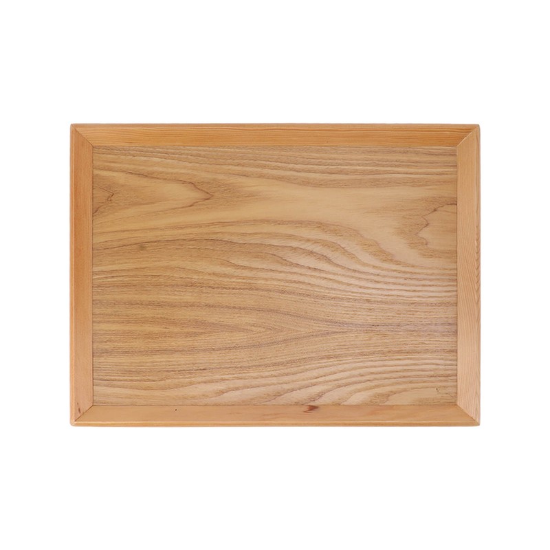 Rectangle Wood Tray Multifunctional Serving Tray for Fruit Food Pizza
