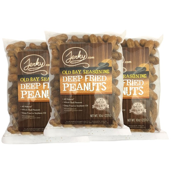 Old Bay Seasoned Deep Fried Peanuts - 3 PACK -