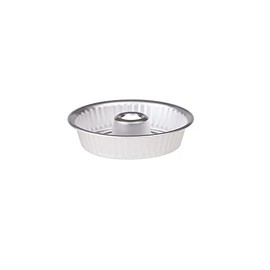 Pentole Agnelli Family Cooking Pastry Savarin Mould with Tube, Diameter 18 cm, Aluminium Silver, One Size