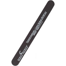 Beauty Secrets Drip & Clog Proof Nail Glue (1 Pack) Bundled with Nail File Black Cushion Medium Coarse 180/100 Grit by Beauty Secrets