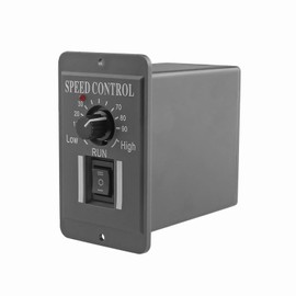 Ktsxxops DC Motor Speed Controller 12V to 60V PWM Speed Control with Reverse Heavy Duty Remote 12V Motor Controller for DC Brush Motors (Light Gray, 12 Volts (DC), 40A)