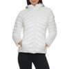 GUESS Women's Lightweight Puffer Jacket, Quilted White, Large