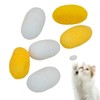 Worm Cocoon Cat Toy,Natural Silk Cocoon Toys for Cats -