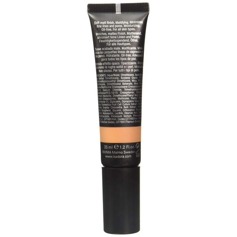 Isadora Natural Matt Oil-Free 23 Caramel Foundation 35ml