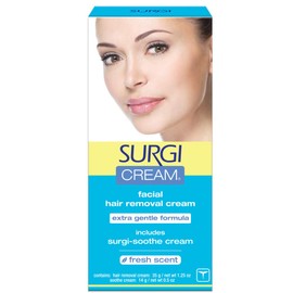 Surgiwax Surgi Facial Hair Removal Cream, Extra Gentle 1 oz