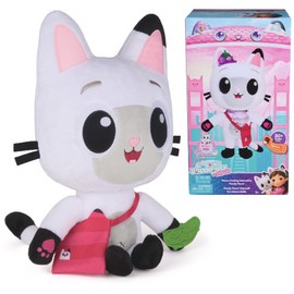 Gabby's Dollhouse: The Movie, Meow-Mazing Interactive Pandy Paws Plush Toy with 3 Accessories & Removable Bag, Kids Toys for Girls & Boys Ages 3 and Up