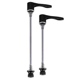1 Pair Quick Release Skewers Axle,157MM 197MM Aluminum Alloy Quick Release Skewer Set for MTB Road Bike (Black)