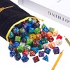 QMay DND Dice Set 20 X 7 Polyhedral Dice (140pcs)