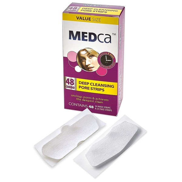 MEDca Deep Cleansing Pore Strips Combo Pack, 48 Count Strips
