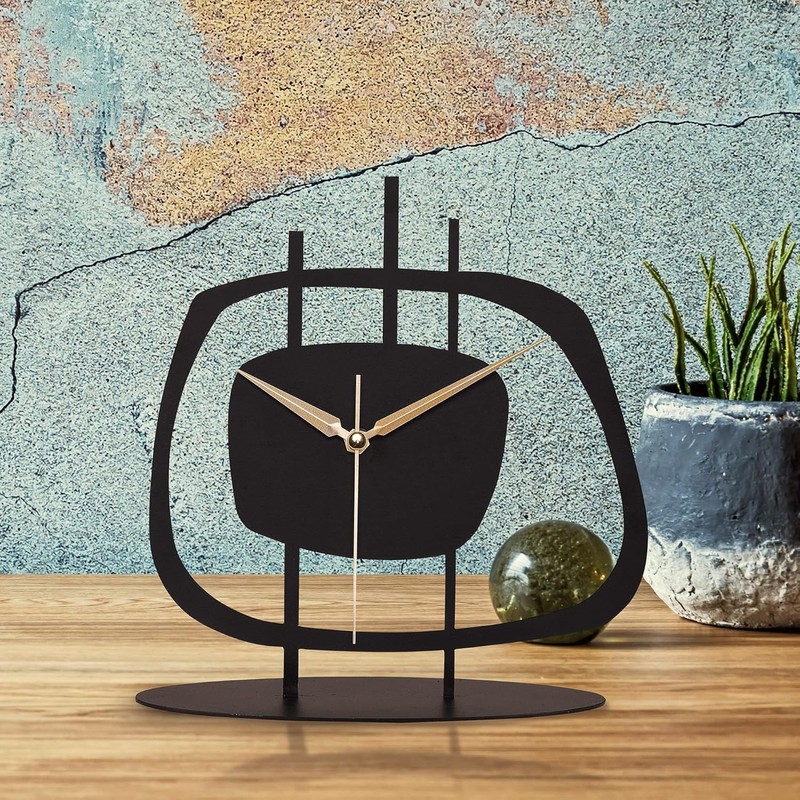 muyika Desk Clock for Living Room, Desk Clock for Office,
