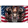 NEW 3x5 GREAT AMERICAN HAWG HARLEY MOTORCYCLE BIKER HOT LEATHERS