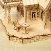 Cuteefun 3D Wooden Puzzle Lock Kit, Architecture Model Kit, Make