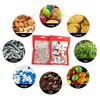 100 Pieces Resealable Mylar Bags with Clear Window, Smell Proof