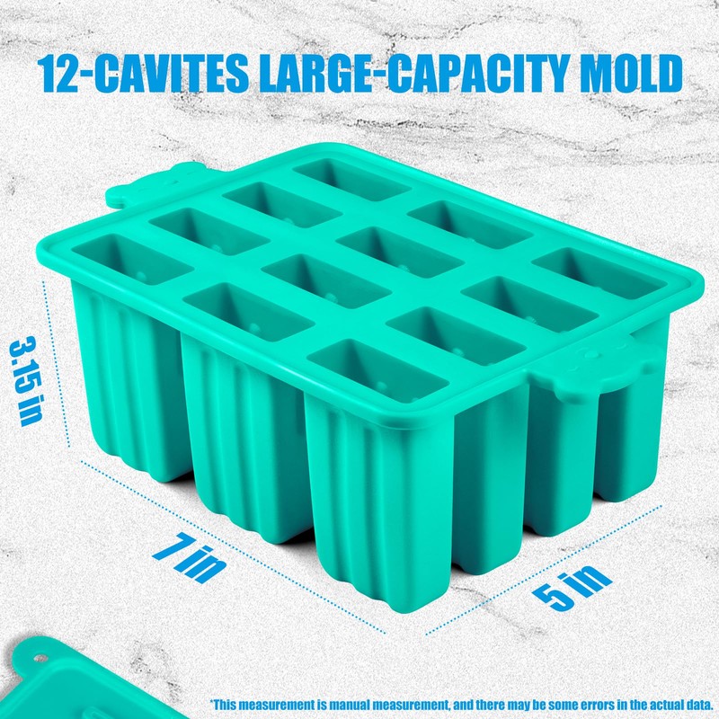 Popsicles Molds Silicone, Bpa-free ice Pop Mold Food Grade Popsicle