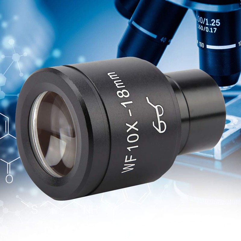 Microscope Eyepiece WF10X/18mm Biological Microscope Wide Angle Hight Eyepiont Eyepiece