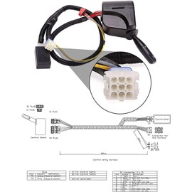 10L0L Golf Cart Deluxe LED Headlight &Taillight Kit for EZGO Freedom TXT/T48 Gas & Electric 2014-up with Light Upgrade Kit with Turn Signals Switch/Horn/Brake Lights Harness