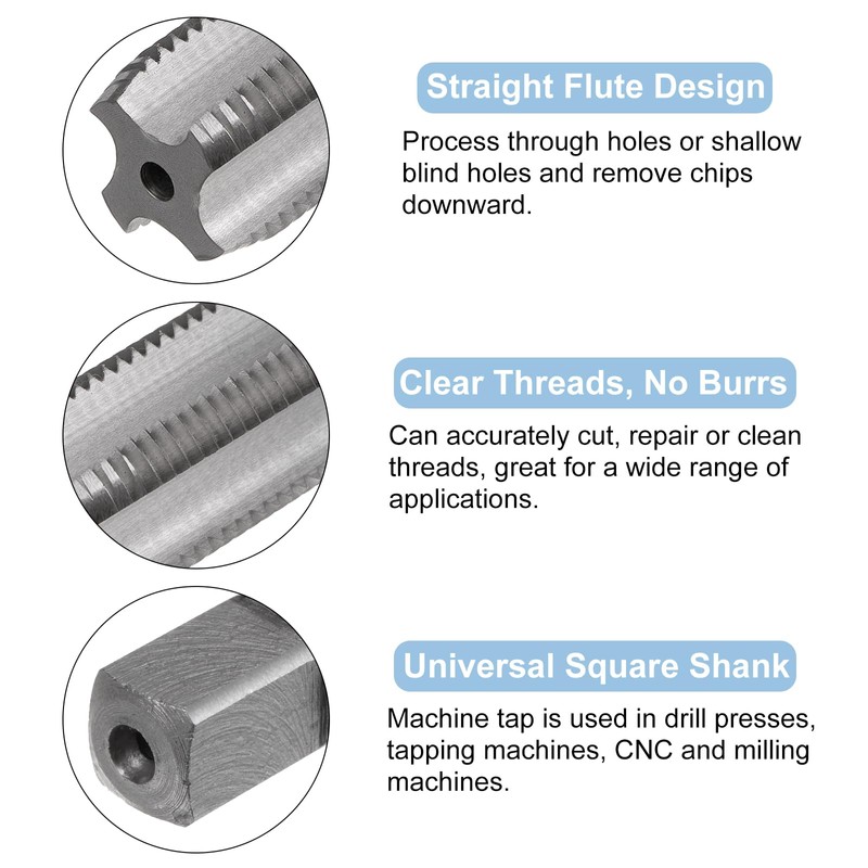 sourcing map 3pcs Tap and Die Set, Metric M16 x