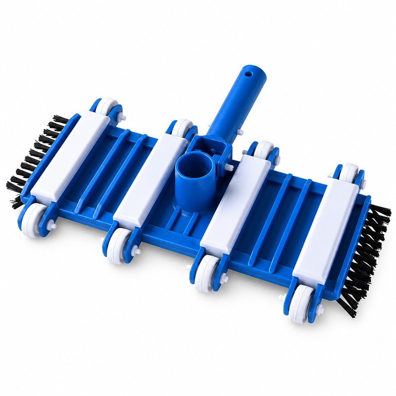 14 Inch Swimming Pool Vacuum Head with Wheels, Side and