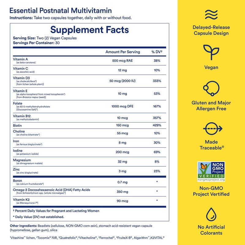 Ritual Essential for Women Postnatal Multivitamin - Postpartum Vitamin -