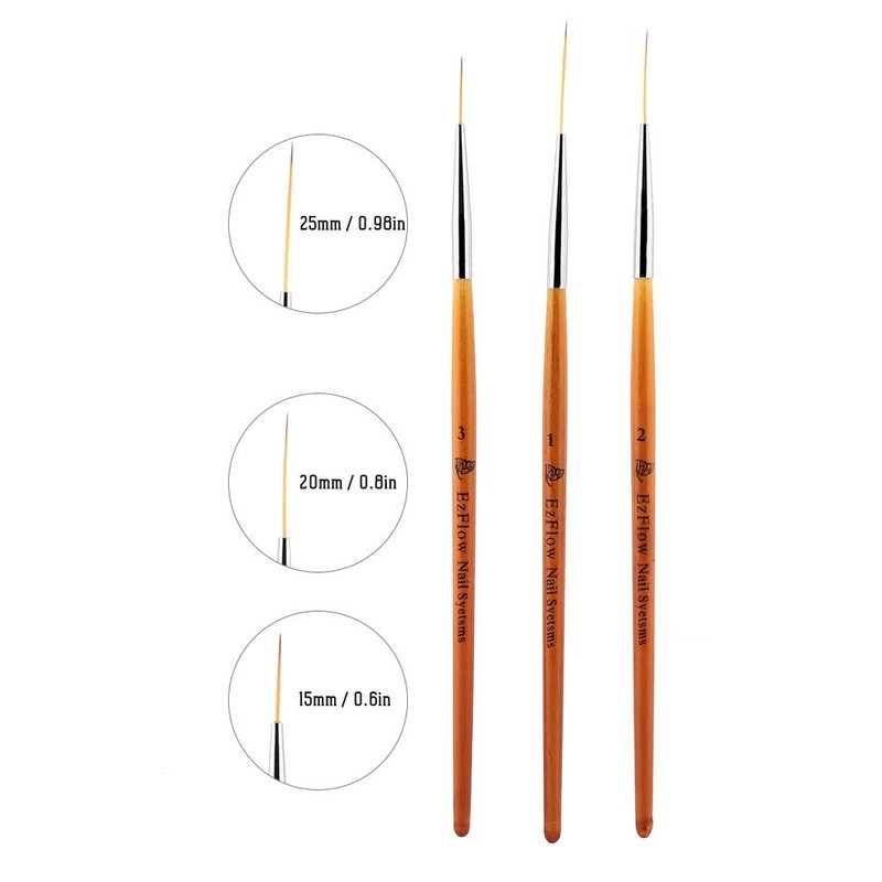 Fine Details Nail Art Liner Brush, Practical Portable Drawing Flowers