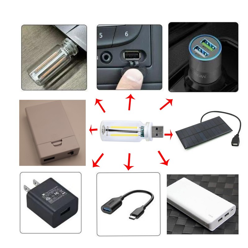 Retro Car Mood Lamps, Touch Control USB & Battery Lighted