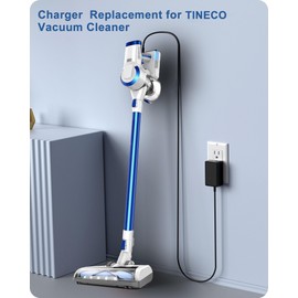 for TINECO Vacuum Cleaner Charger Compatible with TINECO A10 A11 Hero Master Cordless Vacuum, iFLOOR S3 Cleaner Power Supply with 5.9FT Power Cord YLS0241A-T260080