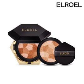 L.O.L. 엘로엘 블렌딩 쿠션 HD 12.5g 본품1+리필1 Elowell Blending Cushion HD 12.5g One Main + One Refill