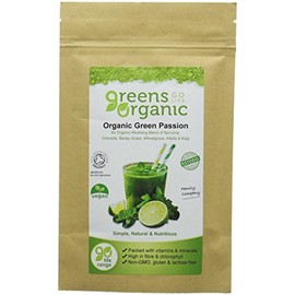 GOLDEN GREENS ORGANIC Organic Green Passion Powder 90g (PACK OF 1)