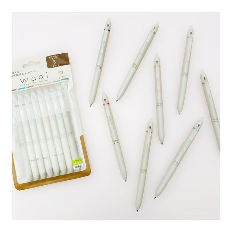 PILOT FriXion Waai Ballpoint Pen Set of 8 Colors