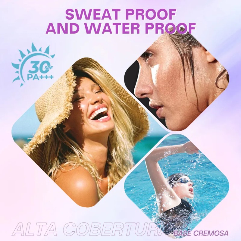 Sace Lady Base De Maquillaje Matte Cremosa Fijador Spf30+++ Tono