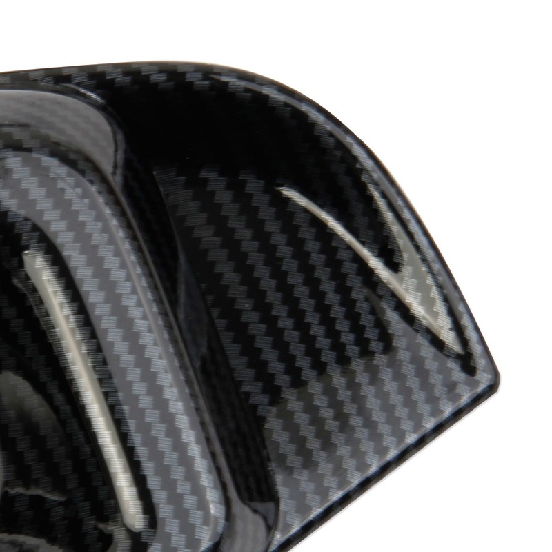 Fewshaw Carbon Fiber Style Front Fog Light Lamp Cover Molding