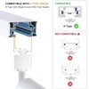 Bravsekai White GU10 LED Track Lighting Kit, GU10 Track Light