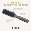 Kent AirHedz Pro Narrow Phine Pin Brush Graphite Grey