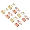 100pcs Binder Clips for Student Strong Clamping Force Metal Arrows