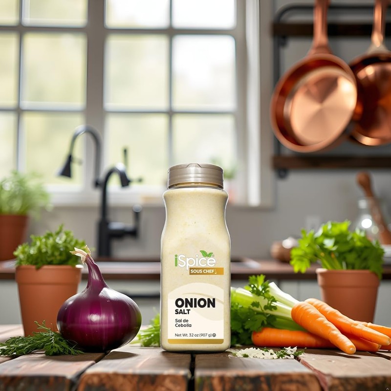 iSpice Blend | Onion Salt | 32 oz | Bulk