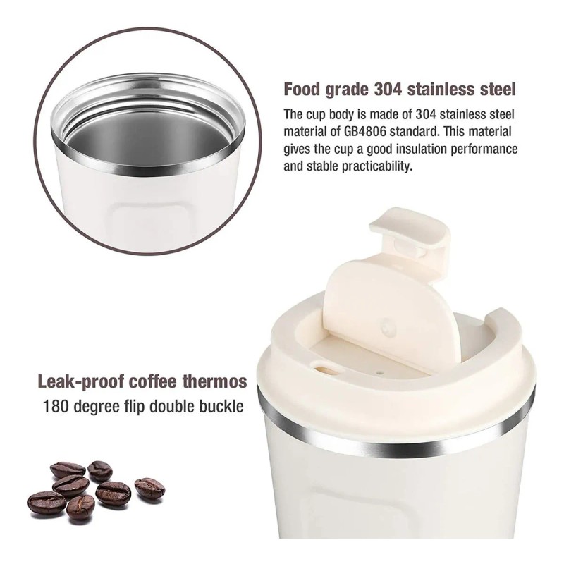 Vaso De Café De Acero Inoxidable 510ml