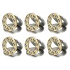 PATIKIL Thrust Ball Bearings 8x16x5 mm, 6 Pcs Chrome Steel