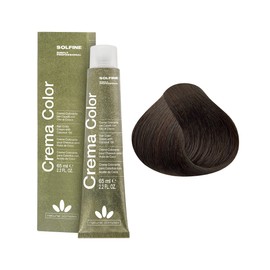 Solfine Crema Color Permanent Hair Color 65 ml, 4N Chestnut