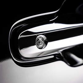 Garson D.A.D Keyless Emblem II Type Crown Silver/Crystal 1P SB191-01-01 DAD GARSON