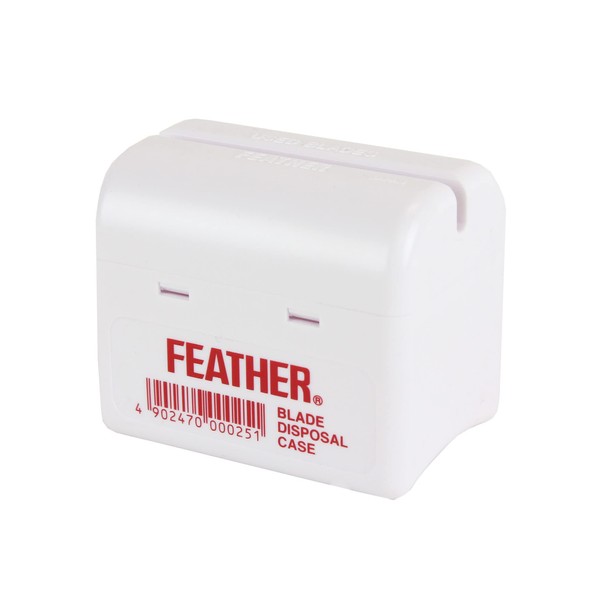 Feather Estuche de eliminación de cuchillas Razor para barberos